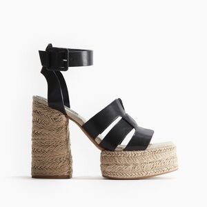 H&M Platform Espadrille Sandals Stunning!!
